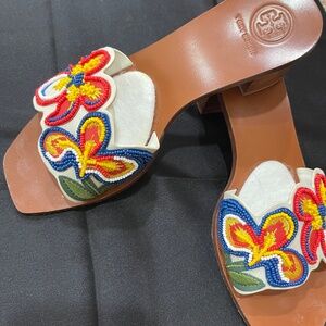 TORY BURCH MULES - Size 6